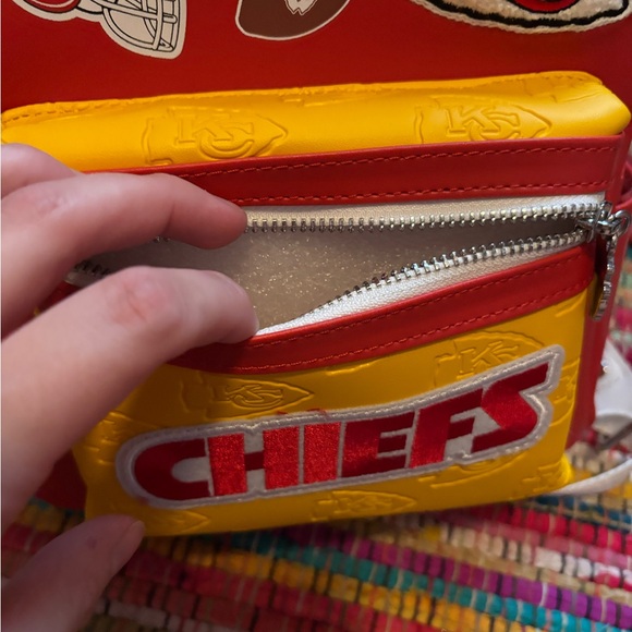 NFL Chiefs Loungefly Backpack - Picture 4 of 8
